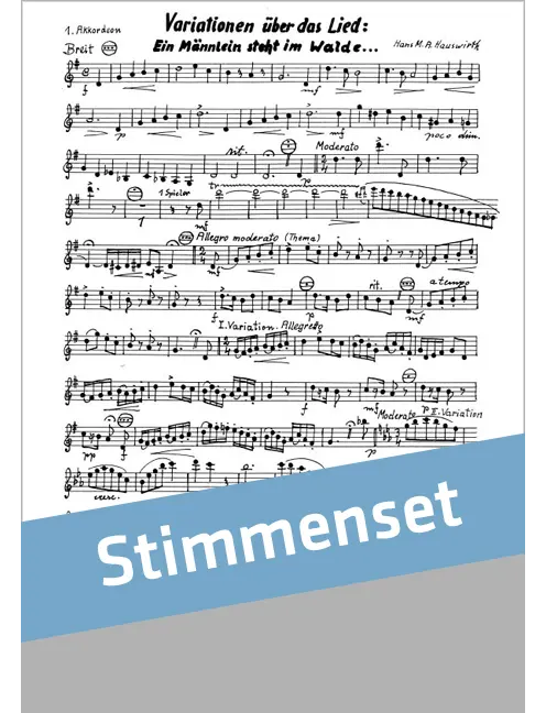 Variationen über Ein Männlein steht im Walde